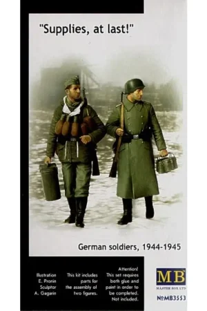 Supplies at last! German Soldiers 1944-45 Figuren Flitsaanbieding