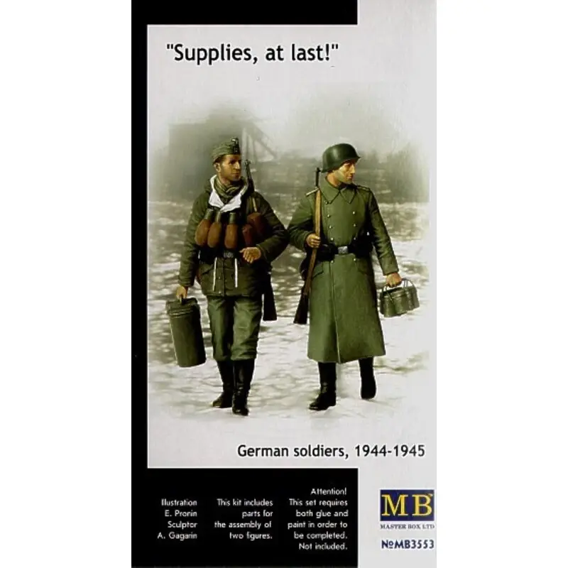 Supplies at last! German Soldiers 1944-45 Figuren Flitsaanbieding