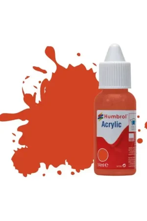 No 132 Red Satin 14 mL Acrylverf Beperkt Aanbod