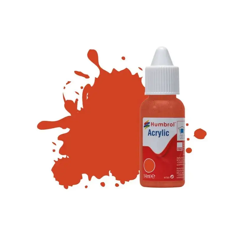 No 132 Red Satin 14 mL Acrylverf Beperkt Aanbod