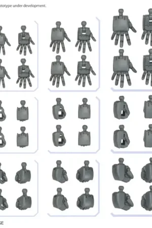 GUNDAM - Option Parts Set Gunpla 4 (Build Hands Round) - Model Kit Alleen Vandaag