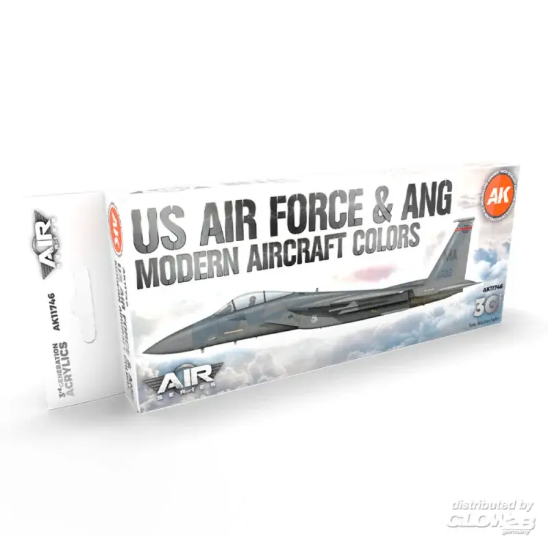 US Air Force & ANG Modern Aircraft Colors SET 3G Acrylverf Weekendaanbieding