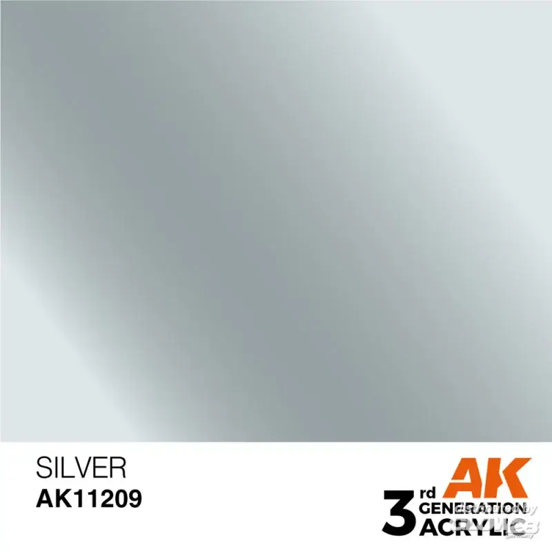 Silver 17ml Acrylverf Laatste Versie