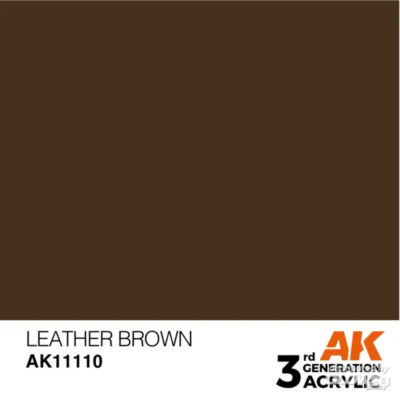 Leather Brown 17ml Acrylverf Betrouwbaar