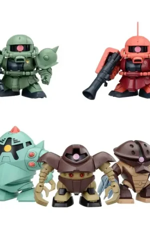 Gundam Gunpla SDBB Senshi Principality Of Zeon Mobile Suit Set 5Pcs Gecertificeerd