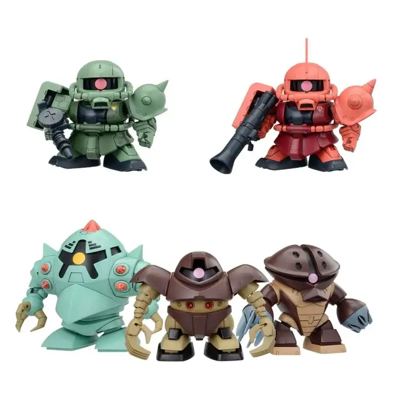 Gundam Gunpla SDBB Senshi Principality Of Zeon Mobile Suit Set 5Pcs Gecertificeerd
