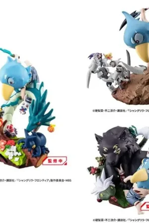 Petitrama Ex Shangri-la Frontier Vs Monster Diorama Collection Set Figuurtje Finale Uitverkoop