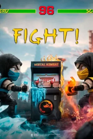 Mortal Kombat Scorpion Vs Subzero Arcade Set Mini Co Figuurtje Meest Verkocht