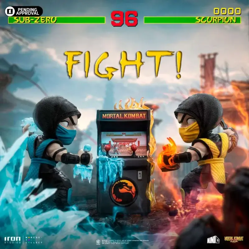 Mortal Kombat Scorpion Vs Subzero Arcade Set Mini Co Figuurtje Meest Verkocht