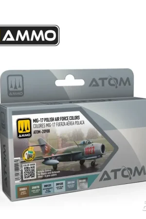 ATOM MIG-17 Polish Air Force Colors Set Acrylverf Snelle Levering