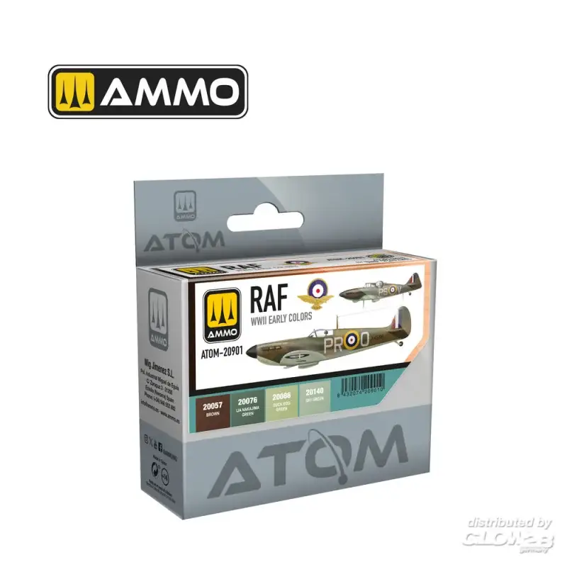 Laatste Kans ATOM RAF WWII Early Colors Set Acrylverf
