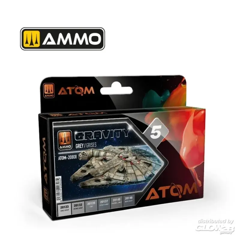 ATOM Gravity Set 5 - Gray Acrylverf Bestel Nu