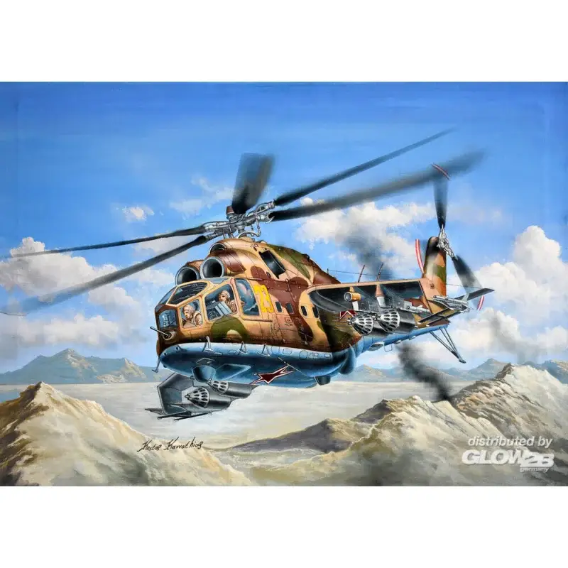 Mi-24A Hind-B Schaalmodel Direct Beschikbaar