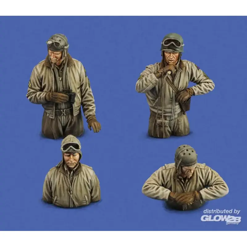 US tank crew WWII Figuren Fabrieksprijs