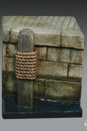 Stone dock section (1/35-32 scale) Direct Beschikbaar