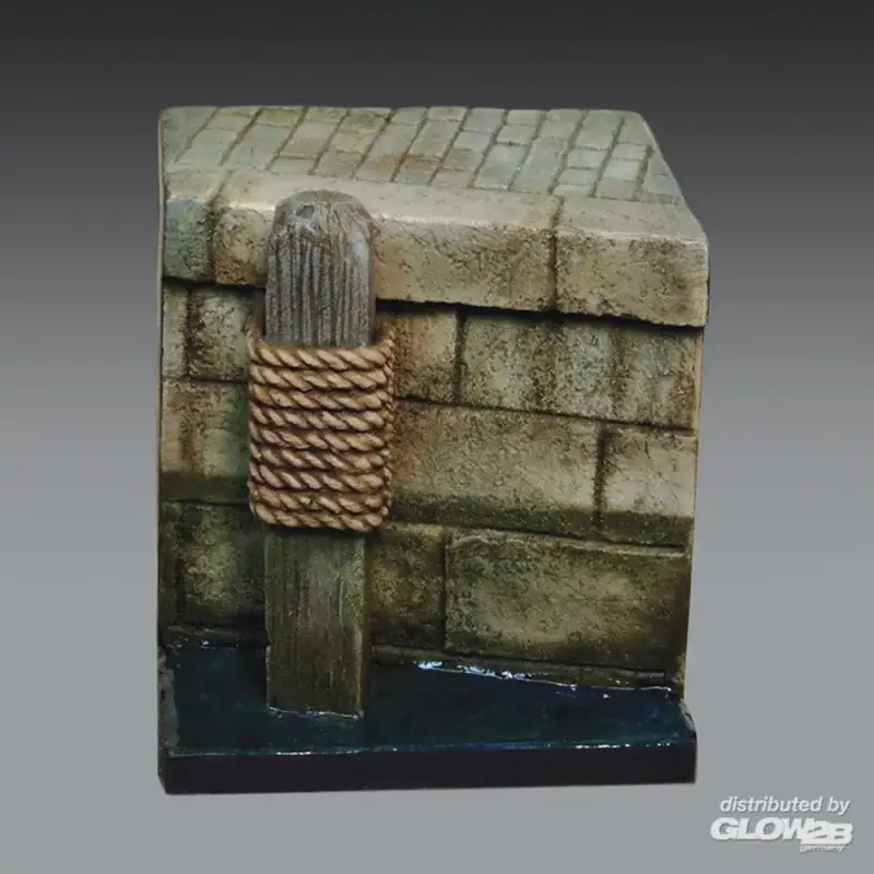 Stone dock section (1/35-32 scale) Direct Beschikbaar