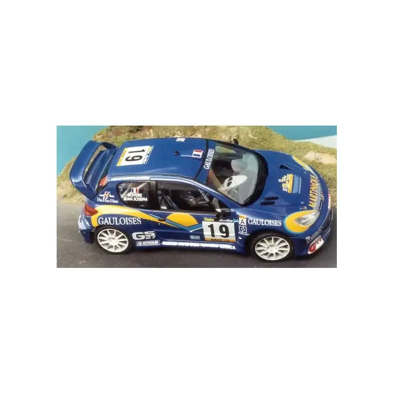Hoge Kwaliteit Peugeot 206 wrc catalunia 2001 jean joseph Miniatuur