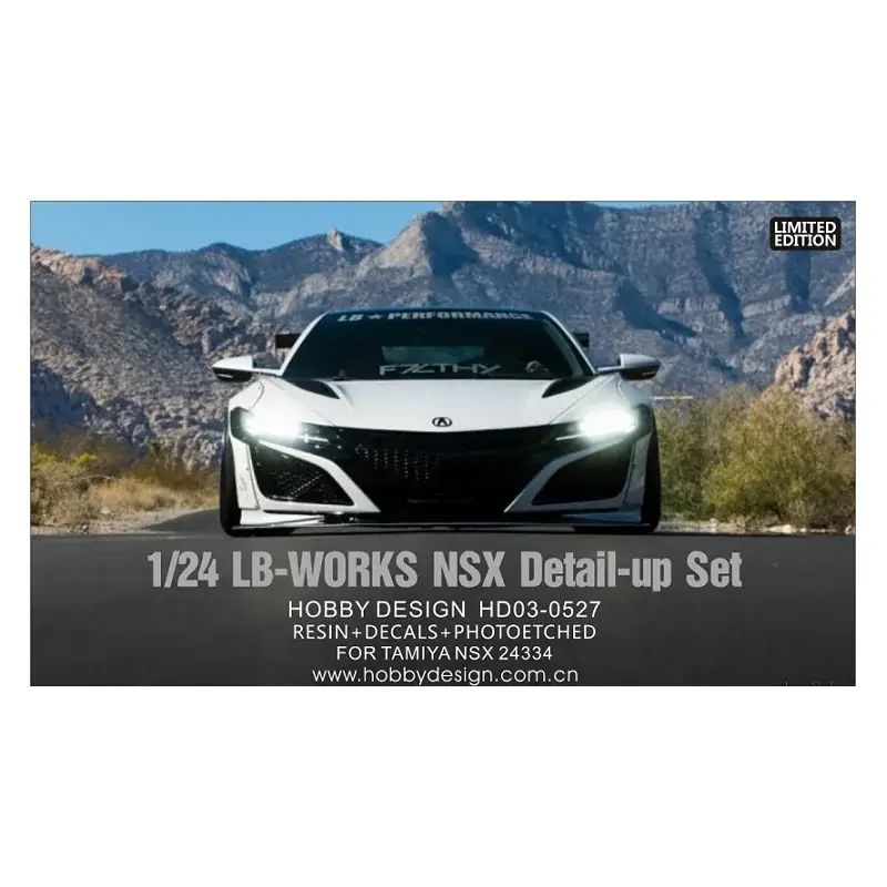 Lb works honda nsx wide body Schaalmodel Snelle Levering