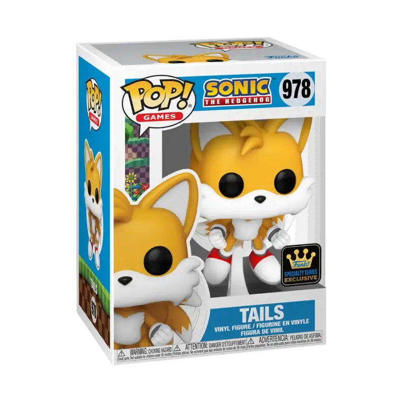 Snelle Levering Sonic Pop Tails Flying Flocked + Chase Pop figur