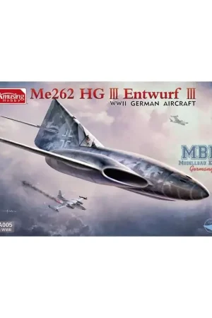 Populair Me262 HGIII Entwurf III Schaalmodel