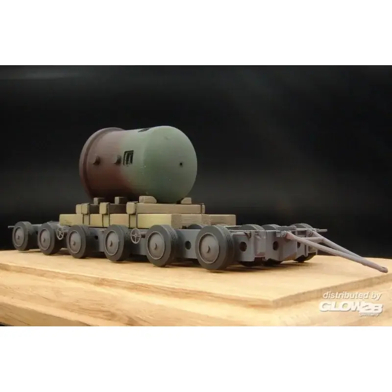 Tijdelijk Beschikbaar Culemeyer 80ton with armored cupola Schaalmodel