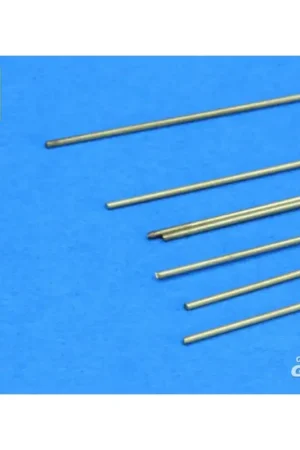 Brass round rods 0.7mm length 250mm x7pcs Betrouwbaar