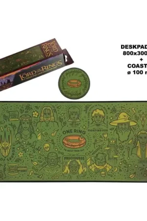 Lord Of The Rings Desk Pad & Coaster Set Laatste Kans