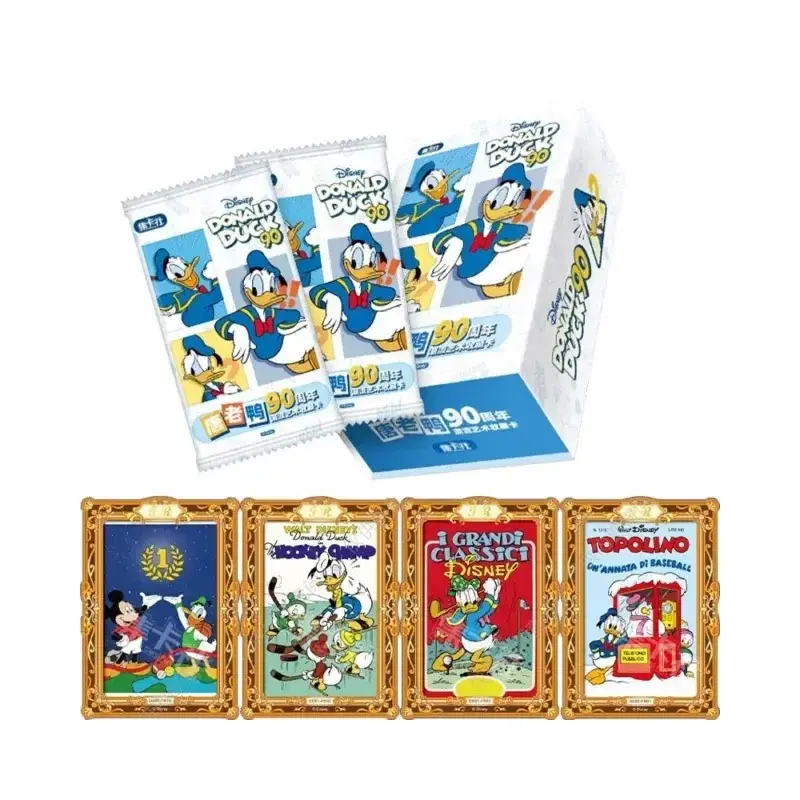 Disney Cardfun Donald Duck 90Th Birthday Box of 10 Boosters 4 Cards Speciale Aanbieding