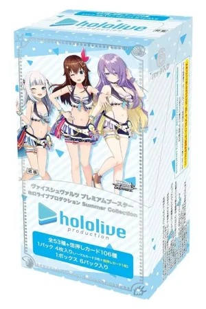 Weiss Schwarz TCG Hololive Summer Collection Display 6 Boosters 4 Cards Koop Online