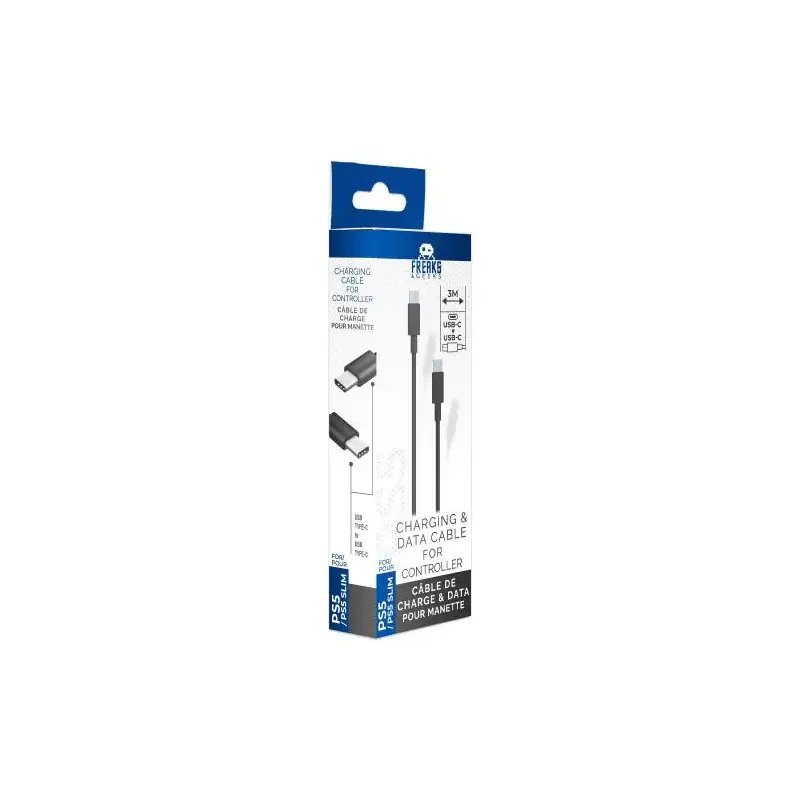 Charging Cable - Fast Charge - PS5 Controllers - Type C to Type C (3m) Gamepad Finale Uitverkoop