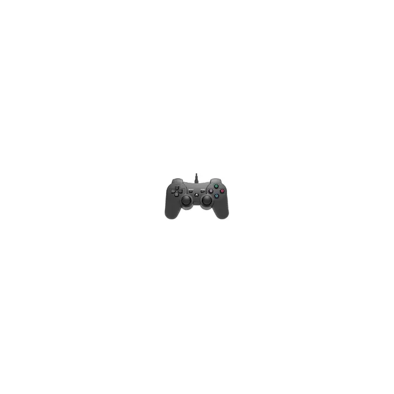 Wired Controller for PS3 and PC - 1.8m cable - Black Gamepad Weekendaanbieding