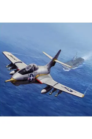 Plastic model aircraft GRUMMAN F9F-8 / F9F-8P COUGAR 1:48 Schaalmodel Betrouwbaar