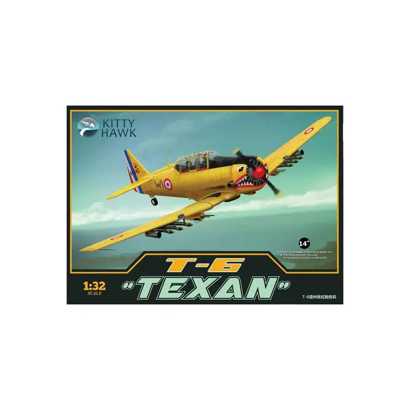 Plastic model plane NORTH AMERICAN T-6G "TEXAN" AIR FORCE ALGERIAN WAR 1960 1:32 Schaalmodel Express Levering