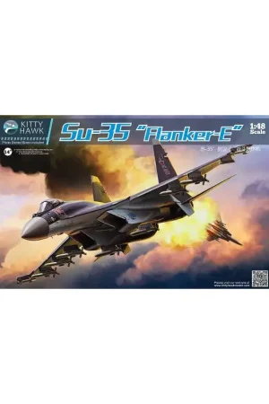 Plastic model aircraft Sukhoi Su-35 "Flanker E" 1:48 Schaalmodel Weekendaanbieding
