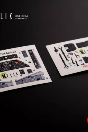F-111D/F-111E Aardvark interior 3D decals for HobbyBoss kit Koop Vandaag