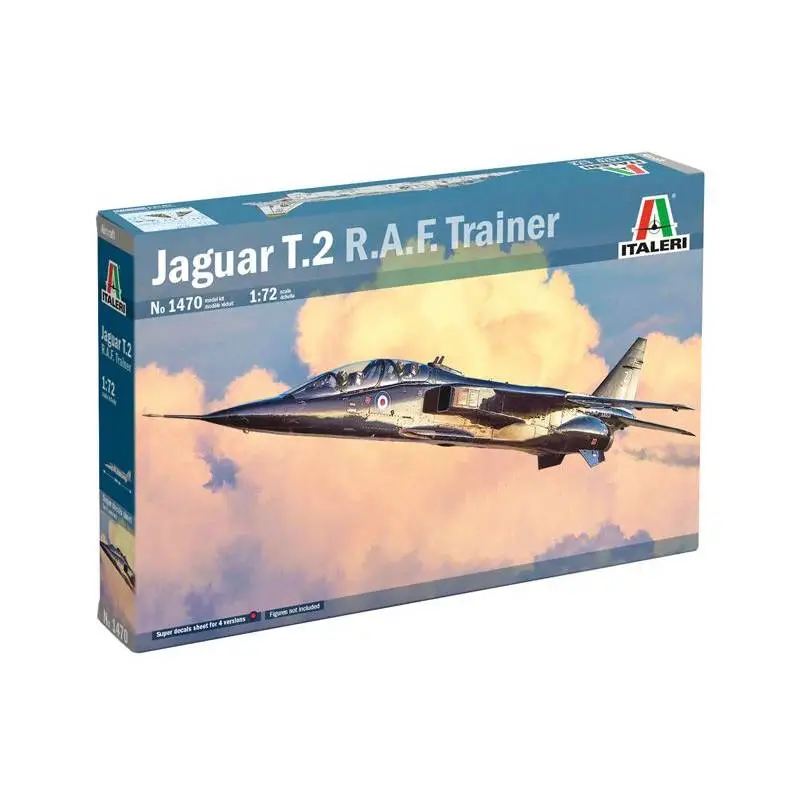 Jaguar T.2 RAF Trainer gevechtsvliegtuig om in elkaar te zetten en te schilderen Schaalmodel Aanbieding