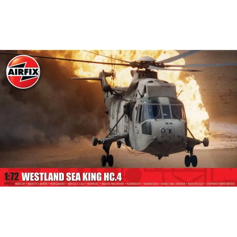AIRFIX 1:72 Scale: Westland Sea King HC.4 Schaalmodel Hoge Kwaliteit