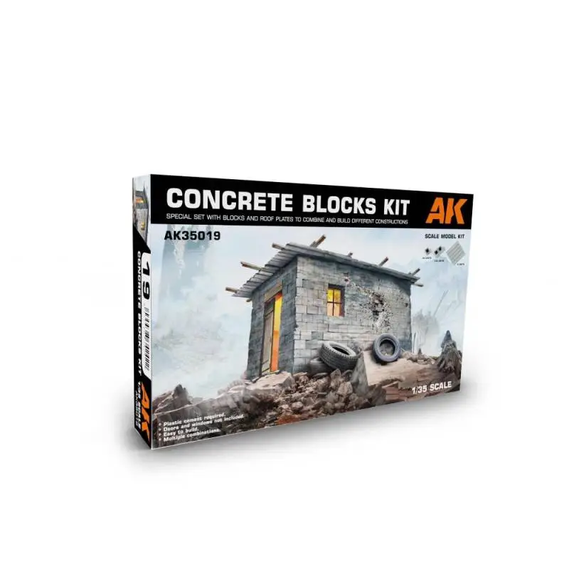 Ak interactive: 1/35; concrete blocks kit Goedkoop