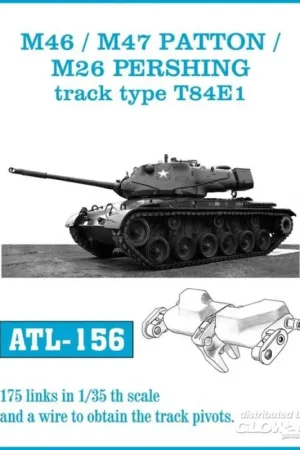 Rechtstreeks Van De Fabrikant M46 /M47 PATTON M26 PERSHING track type T84E1 Accessoire