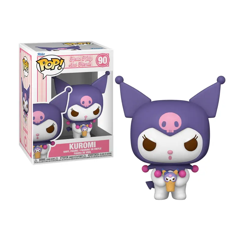 HELLO KITTY - POP Sanrio No. 90 - Kuromi Pop figur Favoriet