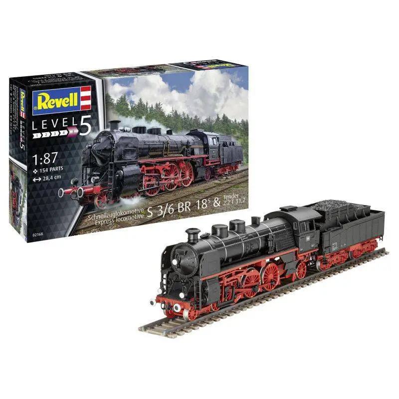 Express locomotive S3/6 BR18(5) with Tender 2'2'T Treinmodellen Aanbieding