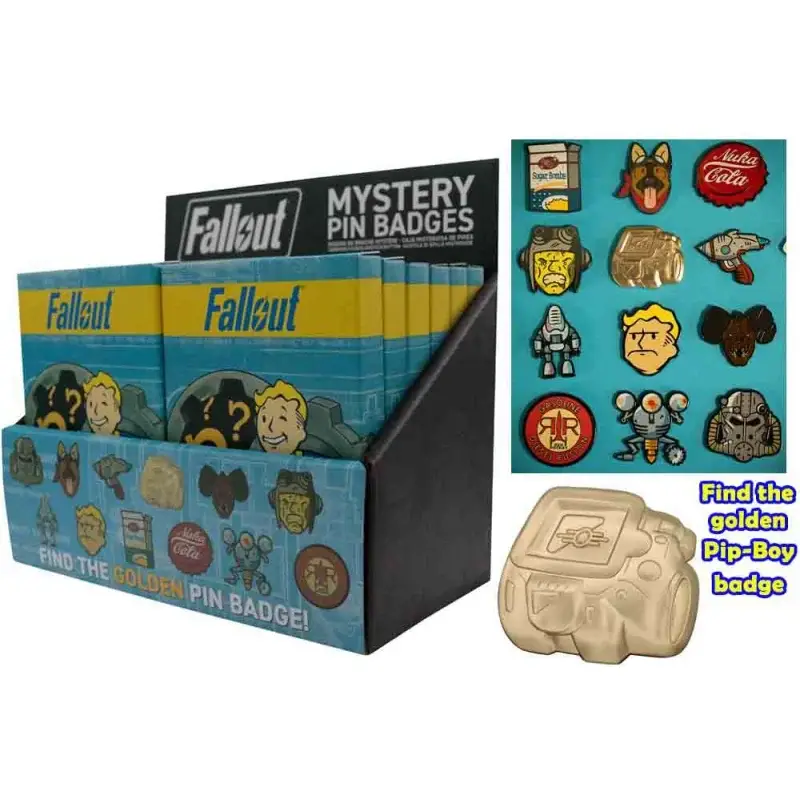 Goedkoop Fallout: Mystery Blind Box Pin Badge - 12 CDU Pieces Pinnen