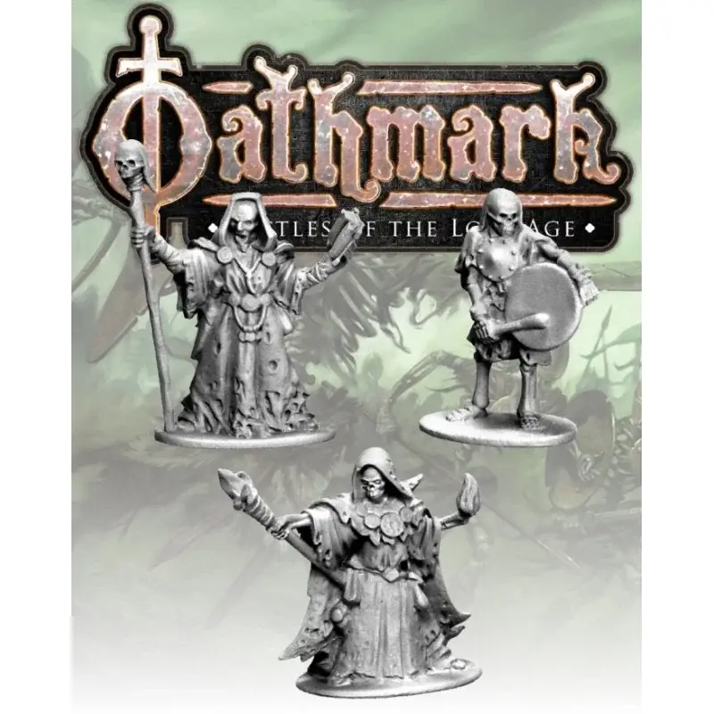 Oathmark - Necromancers & Skeleton Musician Figuur spellet Beste Prijs