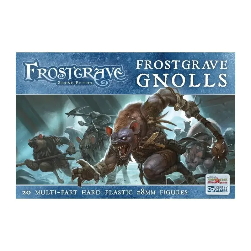 Laatste Versie Frostgrave - Gnolls of Frostgrave Figuur spellet