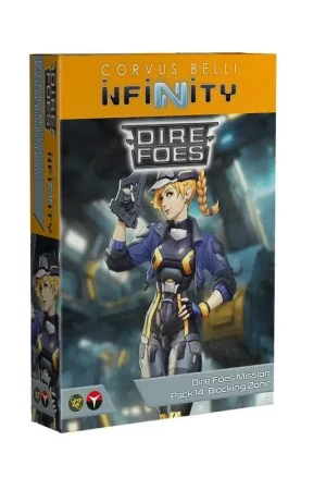 Infinity - Dire Foes Mission Pack 14: Blocking Zone Figuur spellet Gereduceerde Prijs