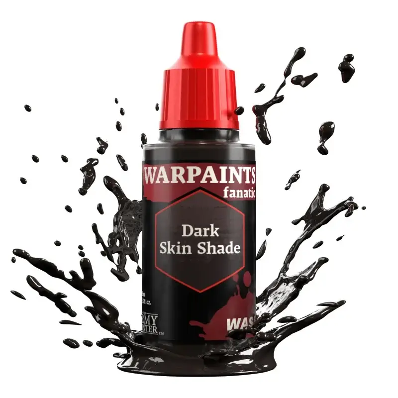 Tijdelijk Beschikbaar Army Painter - Warpaints Fanatic Wash - Dark Skin Shade Acrylverf