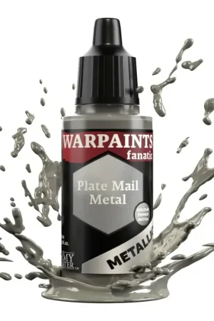 Beperkte Voorraad Army Painter - Warpaints Fanatic Metallic - Plate Mail Metal Acrylverf