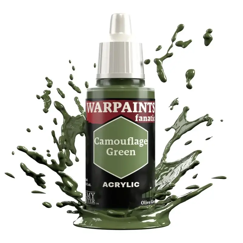 Army Painter - Warpaints Fanatic - Camouflage Green Acrylverf Shop Nu