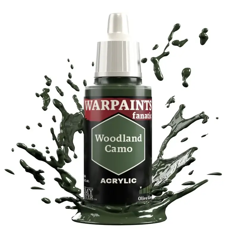 Koopje Army Painter - Warpaints Fanatic - Woodland Camo Acrylverf