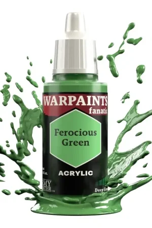 Army Painter - Warpaints Fanatic - Ferocious Green Acrylverf Voordeelprijs